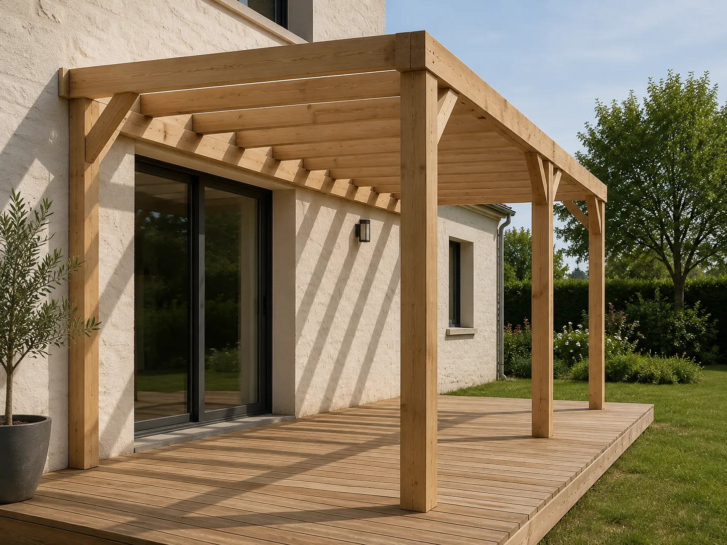 Pergolas en bois - Atelier Vibois Menuisier à Villeneuve sur Yonne